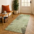 thumbnail image 1 of Addison Rugs Mayfield Premium Machine Washable Transitional Modern Olive Runner Rug, 2'3" x 7'6", 1 of 6