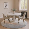 thumbnail image 1 of Addison Rugs Mayfield Premium Machine Washable Transitional Modern Peach Round Rug, 8' x 8', 1 of 6