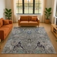 thumbnail image 1 of Addison Rugs Mayfield Premium Machine Washable Transitional Modern Pewter Rectangle Rug, 10' x 14', 1 of 7