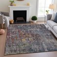 thumbnail image 1 of Addison Rugs Mayfield Premium Machine Washable Transitional Modern Pewter Rectangle Rug, 10' x 14', 1 of 6