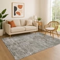 thumbnail image 1 of Addison Rugs Mayfield Premium Machine Washable Transitional Modern Pewter Rectangle Rug, 8' x 10', 1 of 7