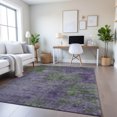 thumbnail image 1 of Addison Rugs Mayfield Premium Machine Washable Transitional Modern Purple Rectangle Rug, 3' x 5', 1 of 6