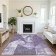 thumbnail image 1 of Addison Rugs Mayfield Premium Machine Washable Transitional Modern Purple Rectangle Rug, 8' x 10', 1 of 7