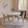 thumbnail image 1 of Addison Rugs Mayfield Premium Machine Washable Transitional Modern Purple Round Rug, 8' x 8', 1 of 6