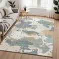thumbnail image 1 of Addison Rugs Mayfield Premium Machine Washable Transitional Modern Seafoam Rectangle Rug, 10' x 14', 1 of 6