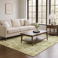 thumbnail image 1 of Addison Rugs Mayfield Premium Machine Washable Transitional Modern Taupe Rectangle Rug, 10' X 14' Machine Washable Transitional Modern Taupe Oversized Sherpa Throw Blanket, 1 of 7