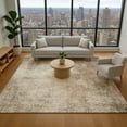 thumbnail image 1 of Addison Rugs Mayfield Premium Machine Washable Transitional Modern Taupe Rectangle Rug, 3' x 5', 1 of 7