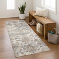 thumbnail image 1 of Addison Rugs Mayfield Premium Machine Washable Transitional Modern Taupe Runner Rug, 2'3" x 7'6", 1 of 6
