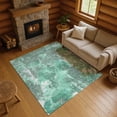 thumbnail image 1 of Addison Rugs Mayfield Premium Machine Washable Transitional Modern Teal Rectangle Rug, 10' x 14', 1 of 7