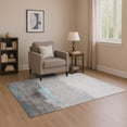 thumbnail image 1 of Addison Rugs Mayfield Premium Machine Washable Transitional Modern Teal Rectangle Rug, 10' x 14', 1 of 7