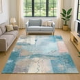thumbnail image 1 of Addison Rugs Mayfield Premium Machine Washable Transitional Modern Teal Rectangle Rug, 10' x 14', 1 of 6