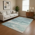 thumbnail image 1 of Addison Rugs Mayfield Premium Machine Washable Transitional Modern Teal Rectangle Rug, 8' x 10', 1 of 7