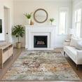 thumbnail image 1 of Addison Rugs Mayfield Premium Machine Washable Transitional Modern Terracotta Rectangle Rug, 5' x 7'6", 1 of 7