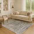 thumbnail image 1 of Addison Rugs Mayfield Premium Machine Washable Transitional Moroccan Gray Rectangle Rug, 8' x 10', 1 of 7