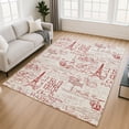 thumbnail image 1 of Addison Rugs Mayfield Premium Machine Washable Transitional Novelty Red Rectangle Rug, 10' x 14', 1 of 6