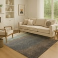 thumbnail image 1 of Addison Rugs Mayfield Premium Machine Washable Transitional Ombre Brown Rectangle Rug, 3' x 5', 1 of 7
