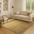 thumbnail image 1 of Addison Rugs Mayfield Premium Machine Washable Transitional Ombre Gold Rectangle Rug, 9' x 12', 1 of 7