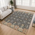 thumbnail image 1 of Addison Rugs Mayfield Premium Machine Washable Transitional Panel Black Rectangle Rug, 9' x 12', 1 of 6