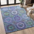 thumbnail image 1 of Addison Rugs Mayfield Premium Machine Washable Transitional Panel Blue Rectangle Rug, 10' x 14', 1 of 6