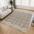 thumbnail image 1 of Addison Rugs Mayfield Premium Machine Washable Transitional Panel Chocolate Rectangle Rug, 10' x 14', 1 of 6