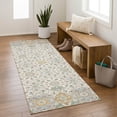 thumbnail image 1 of Addison Rugs Mayfield Premium Machine Washable Transitional Panel Ivory Runner Rug, 2'3" x 7'6", 1 of 6