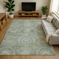 thumbnail image 1 of Addison Rugs Mayfield Premium Machine Washable Transitional Panel Sage Rectangle Rug, 10' x 14', 1 of 7