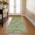 thumbnail image 1 of Addison Rugs Mayfield Premium Machine Washable Transitional Panels Aloe Runner Rug, 2'3" x 7'6", 1 of 6