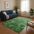 thumbnail image 1 of Addison Rugs Mayfield Premium Machine Washable Transitional Panels Emerald Rectangle Rug, 3' x 5', 1 of 7