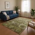 thumbnail image 1 of Addison Rugs Mayfield Premium Machine Washable Transitional Panels Gold Rectangle Rug, 5' x 7'6", 1 of 7