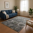 thumbnail image 1 of Addison Rugs Mayfield Premium Machine Washable Transitional Panels Mocha Rectangle Rug, 3' x 5', 1 of 7