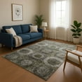 thumbnail image 1 of Addison Rugs Mayfield Premium Machine Washable Transitional Panels Pewter Rectangle Rug, 3' x 5', 1 of 7