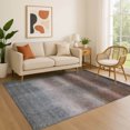 thumbnail image 1 of Addison Rugs Mayfield Premium Machine Washable Transitional Squares Brown Rectangle Rug, 9' x 12', 1 of 7
