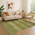 thumbnail image 1 of Addison Rugs Mayfield Premium Machine Washable Transitional Stripe Aloe Rectangle Rug, 9' x 12', 1 of 7