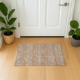 thumbnail image 1 of Addison Rugs Mayfield Premium Machine Washable Transitional Stripe Beige Rectangle Rug, 1'8" x 2'6", 1 of 6