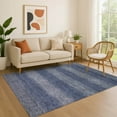 thumbnail image 1 of Addison Rugs Mayfield Premium Machine Washable Transitional Stripe Blue Rectangle Rug, 8' x 10', 1 of 7