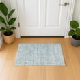 thumbnail image 1 of Addison Rugs Mayfield Premium Machine Washable Transitional Stripe Turquoise Rectangle Rug, 1'8" x 2'6", 1 of 6