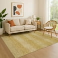 thumbnail image 1 of Addison Rugs Mayfield Premium Machine Washable Transitional Stripe Wheat Rectangle Rug, 8' x 10', 1 of 7