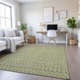 thumbnail image 1 of Addison Rugs Mayfield Premium Machine Washable Transitional Stripes Aloe Rectangle Rug, 5' x 7'6", 1 of 6