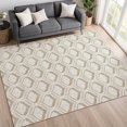 thumbnail image 1 of Addison Rugs Mayfield Premium Machine Washable Transitional Stripes Beige Rectangle Rug, 10' x 14', 1 of 6