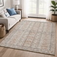 thumbnail image 1 of Addison Rugs Mayfield Premium Machine Washable Transitional Stripes Beige Rectangle Rug, 5' x 7'6", 1 of 6