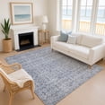 thumbnail image 1 of Addison Rugs Mayfield Premium Machine Washable Transitional Stripes Blue Rectangle Rug, 9' x 12', 1 of 6