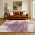 thumbnail image 1 of Addison Rugs Mayfield Premium Machine Washable Transitional Stripes Blush Rectangle Rug, 8' x 10', 1 of 6