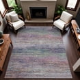 thumbnail image 1 of Addison Rugs Mayfield Premium Machine Washable Transitional Stripes Blush Rectangle Rug, 8' x 10', 1 of 6