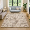 thumbnail image 1 of Addison Rugs Mayfield Premium Machine Washable Transitional Stripes Brown Rectangle Rug, 3' x 5', 1 of 6