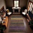 thumbnail image 1 of Addison Rugs Mayfield Premium Machine Washable Transitional Stripes Brown Rectangle Rug, 8' x 10', 1 of 6