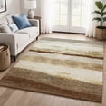 thumbnail image 1 of Addison Rugs Mayfield Premium Machine Washable Transitional Stripes Brown Rectangle Rug, 8' x 10', 1 of 6