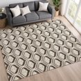 thumbnail image 1 of Addison Rugs Mayfield Premium Machine Washable Transitional Stripes Brown Rectangle Rug, 8' x 10', 1 of 6