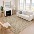 thumbnail image 1 of Addison Rugs Mayfield Premium Machine Washable Transitional Stripes Brown Rectangle Rug, 9' x 12', 1 of 6