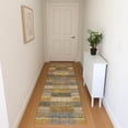 thumbnail image 1 of Addison Rugs Mayfield Premium Machine Washable Transitional Stripes Brown Runner Rug, 2'3" x 7'6", 1 of 6
