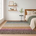 thumbnail image 1 of Addison Rugs Mayfield Premium Machine Washable Transitional Stripes Chocolate Rectangle Rug, 3' x 5', 1 of 6
